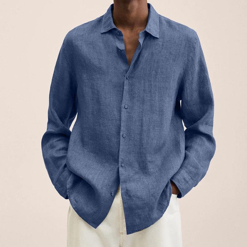 Theo | Classic Lightweight Linen Shirt for Men